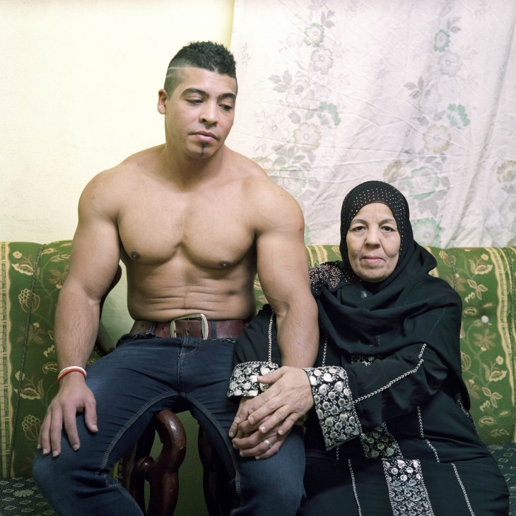 image mother and son egypt
